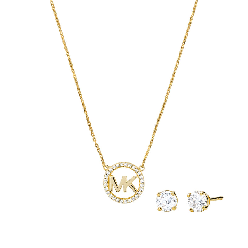 Michael Kors Necklace and Earrings Giftset MKC1260AN710-zoom-