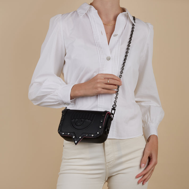 Chiara Ferragni Eyelike Black Crossbody bag 75SB4BA2-ZS518-899-zoom-