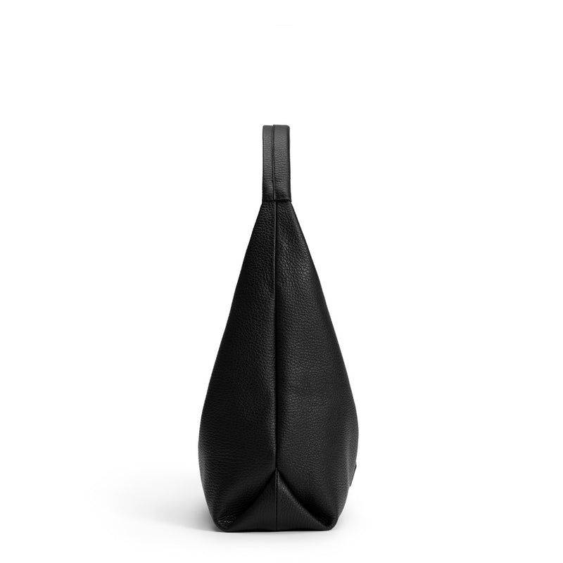 Isabel Bernard Honoré Grace mini zwarte leren handtas van kalfsleer IB21132-001-zoom-