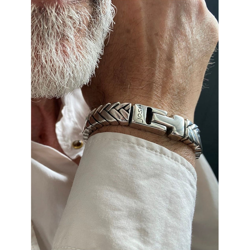 Josh Silver Bracelet 03506-BRA-S/L-zoom-