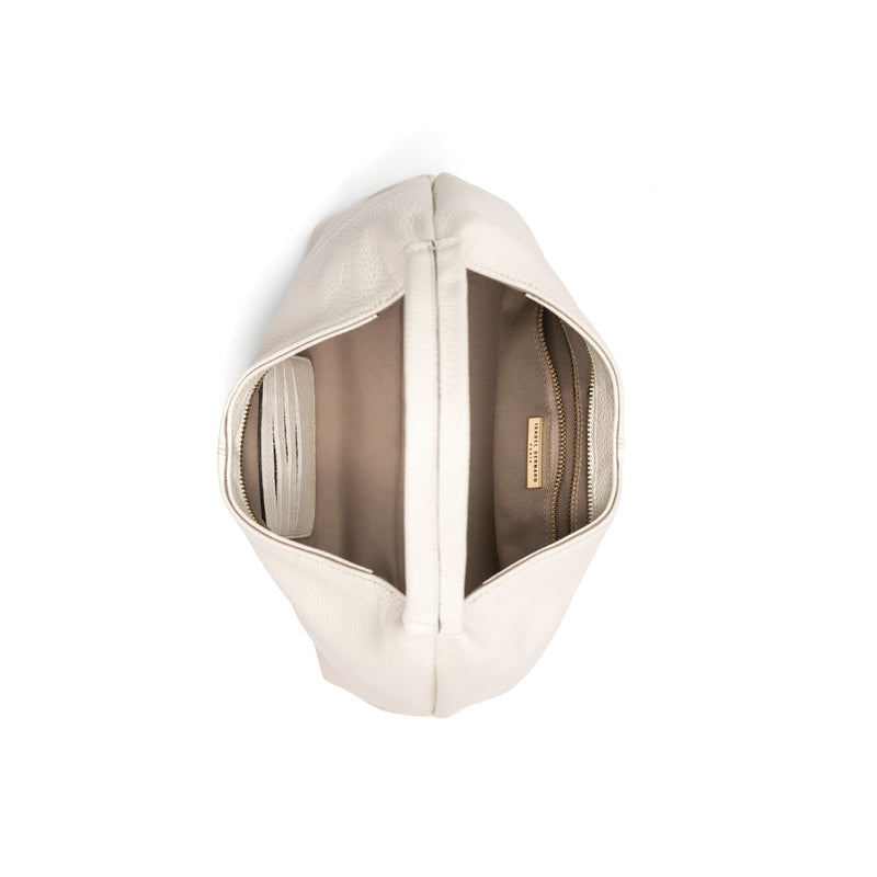 Isabel Bernard Honoré Grace mini crème leren handtas van kalfsleer IB21132-070-zoom-