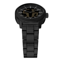 Fossil Machine Big Tic Round Black Dial Watch FS6156