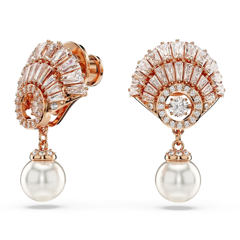 Swarovski Idyllia Roesgold-coloured Ear Studs 5689196-zoom-
