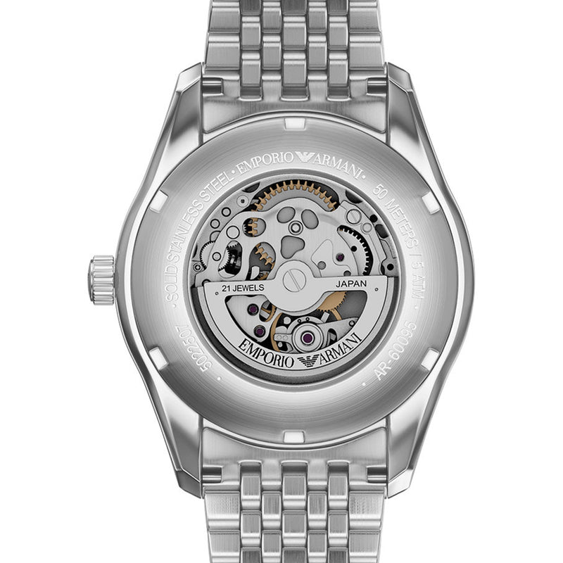 Emporio Armani Silver Dial Automatic Watch AR60095-zoom-