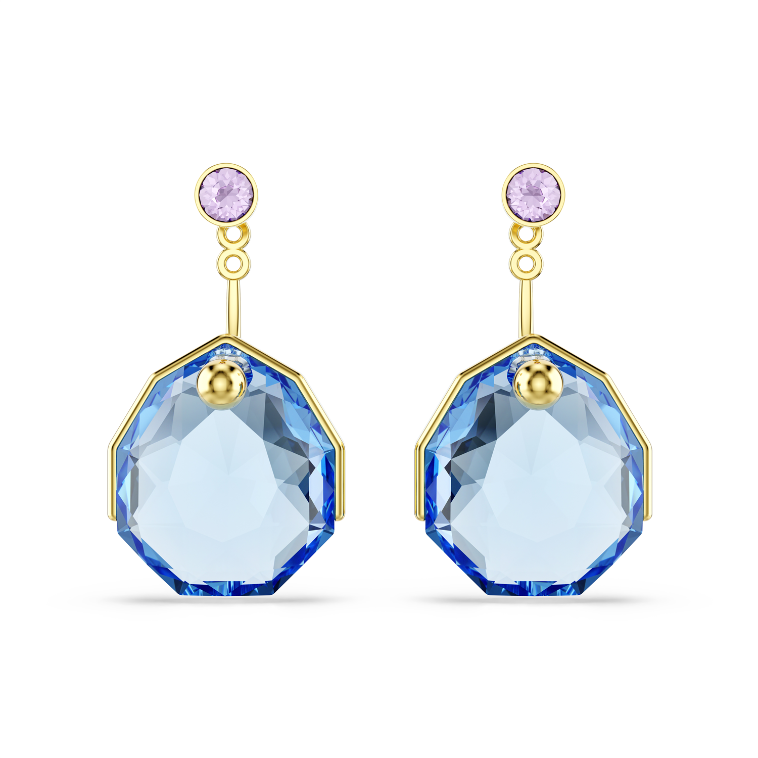 Swarovski Gema Gold Plated Earrings 5737449