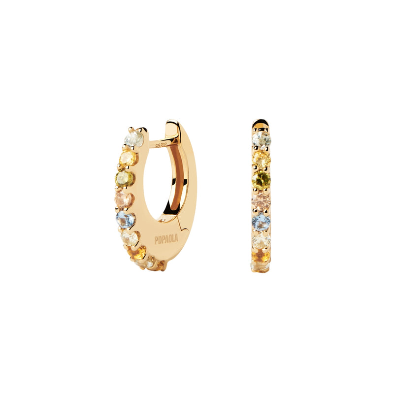 P D Paola Color 925 Sterling Silver Earrings with Gold Plating AR01-B90-U-zoom-