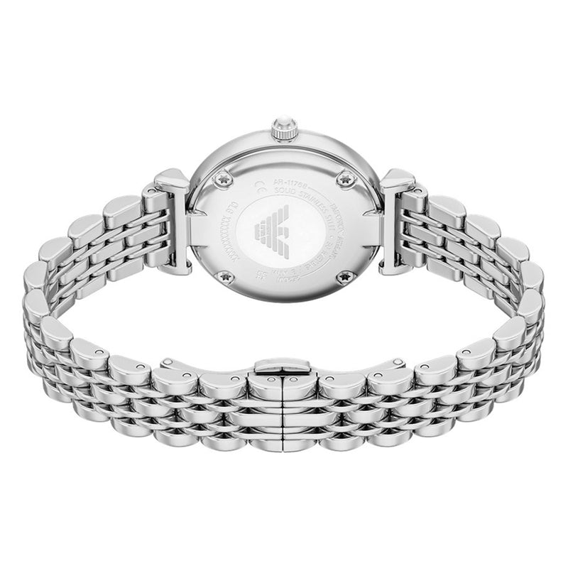 Emporio Armani Round White Dial Watch AR11768-zoom-