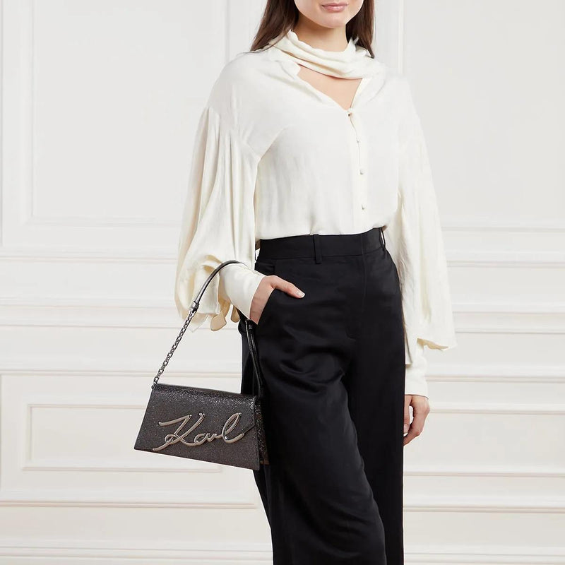 Karl Lagerfeld Silver Crossbody Bag 2001-A0491523-zoom-