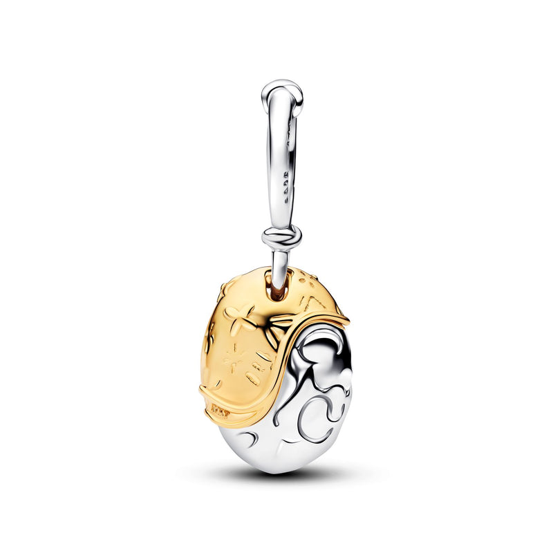 Pandora Disney Verguld 0.012 ct TW Lab-Grown Diamond Disney Prinsessen Moana Hart of Te Fiti Hangende Bedel 764385C01-zoom-