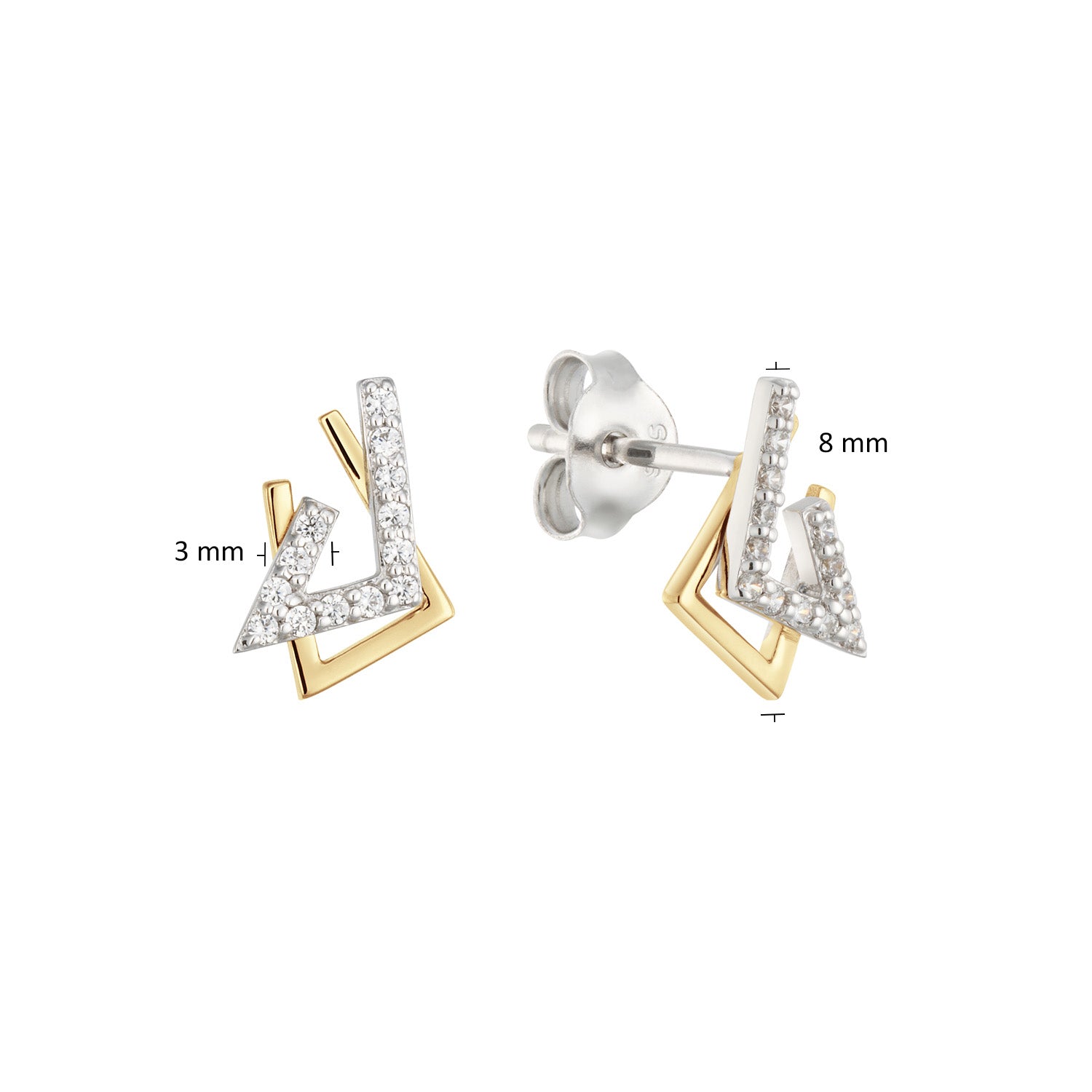 GLOW 925 Sterling Silver Earrings 2002-106_0809_00