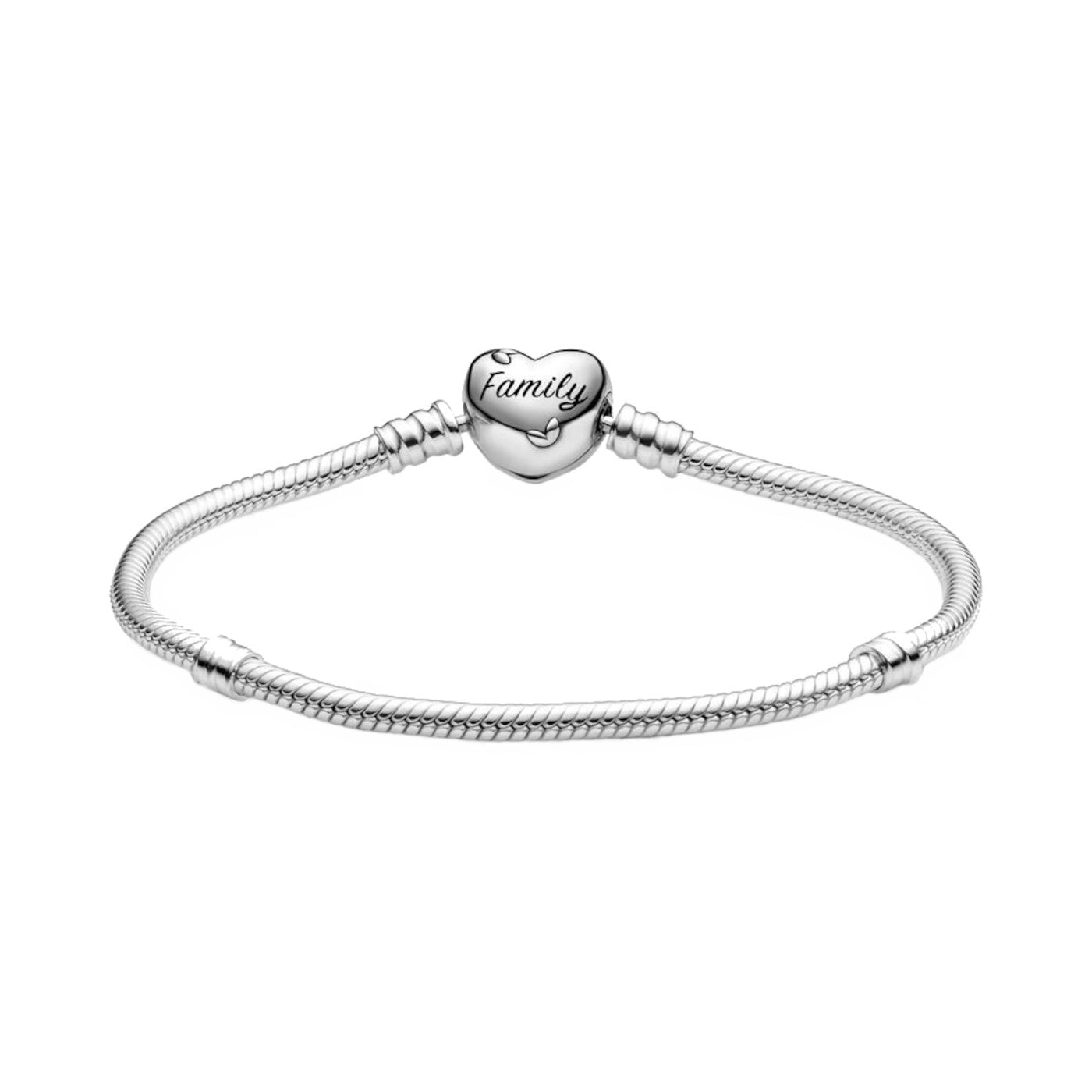 Pandora Moments 925 Sterling Silver Snake Chain Bracelet 598827C01-17 (Length: 17.00 cm)