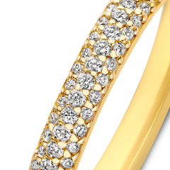 Isabel Bernard De la Paix Laure 14 Karat Gold Ring with Diamond 0.22 Carat IBD330035-58