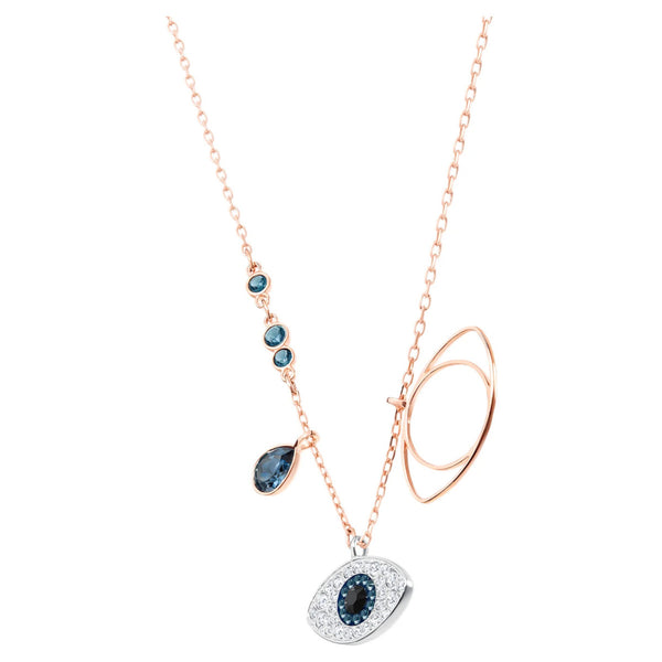 Swarovski Duo Evil Eye Multicolor Necklace 5172560