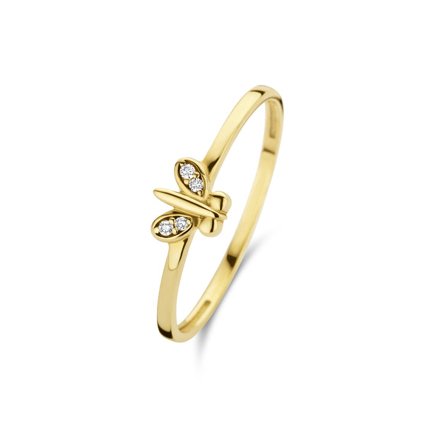 Beloro Jewels Della Spiga Farfalla 9 karaat ring BO330006-50