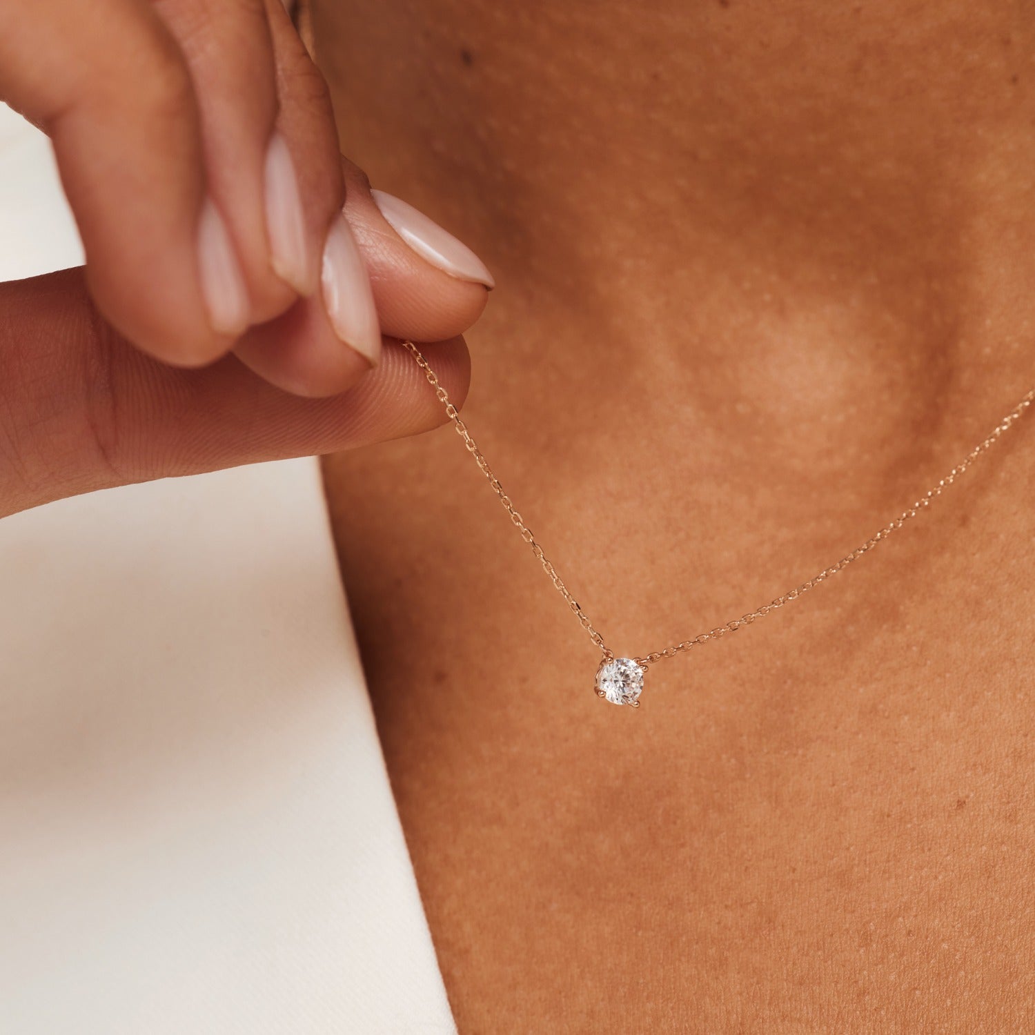 Isabel Bernard Cadeau d'Isabel 14 Carat Rosegold Necklace and Bracelet giftset IB90031