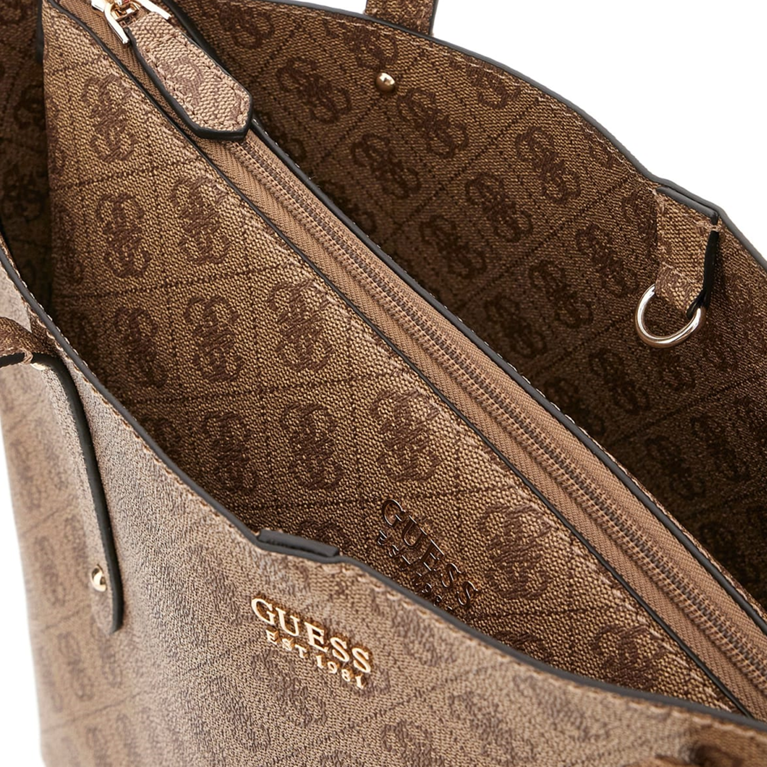 Guess Brenton Latte Logo Tote Bag HWLG96-48230-LTL