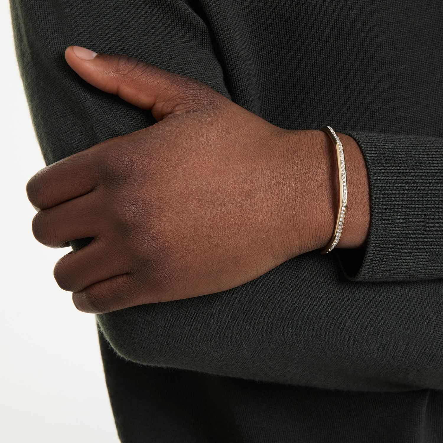 Swarovski Dextera Gold Coloured Bangle 5724582