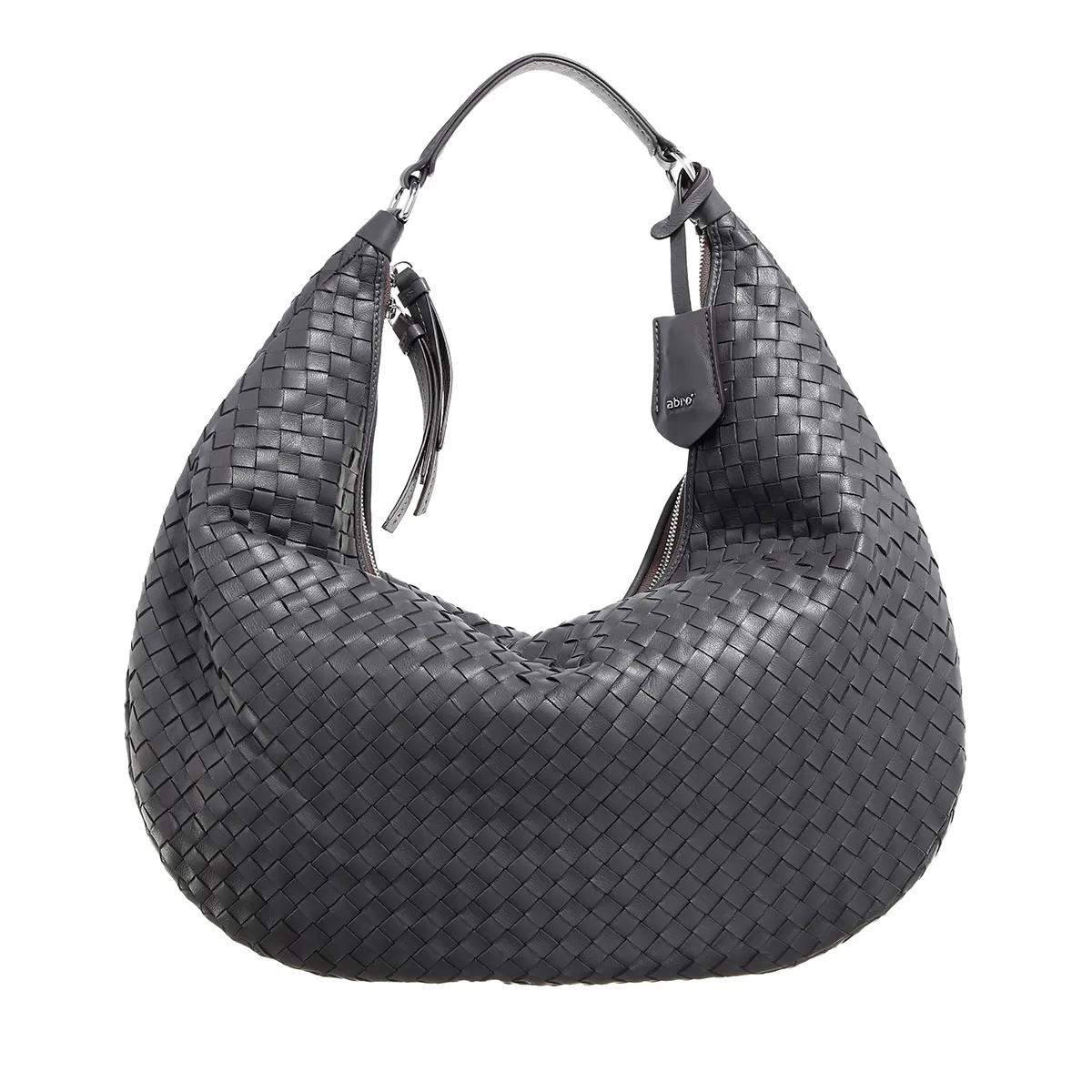 Abro Nana Grey Leather Hobo bag 2001-A0629129