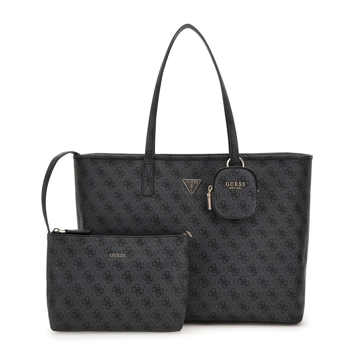 Guess Power Play Coal Logo Large Tech Tote Bag HWSL71-24240-CLO