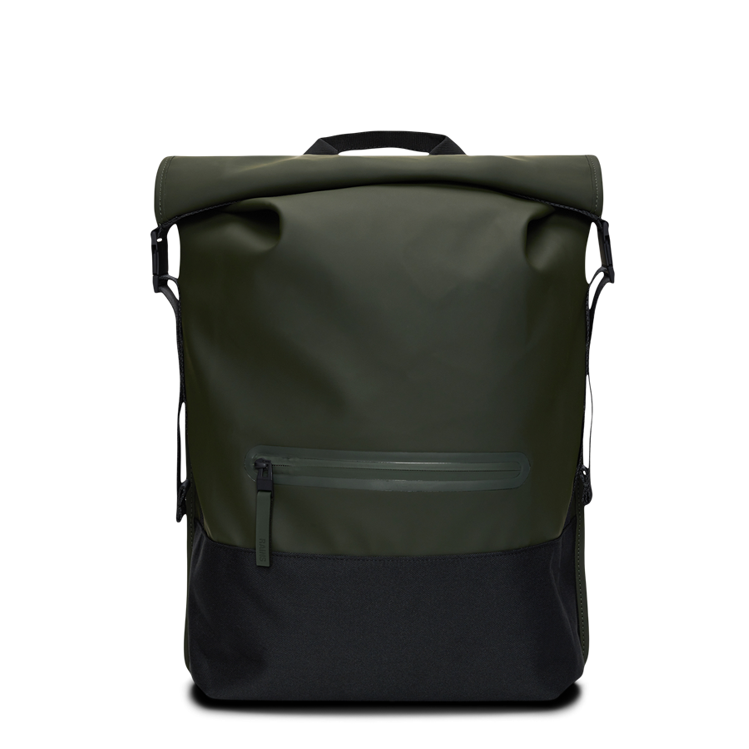 Rains Trail Green Rolltop Backpack R14320-03