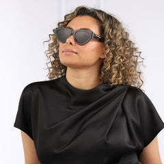 Karl Lagerfeld Grijze Zonnebril KL6100S-020