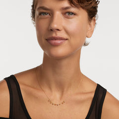 P D Paola Color 18 karat gold plated Necklace CO01-839-U