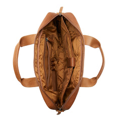 The Chesterfield Brand Calvi Cognac Laptop Bag C40.103331