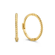 Jackie Gold 14K Golden Hoop Earrings JKE20.038