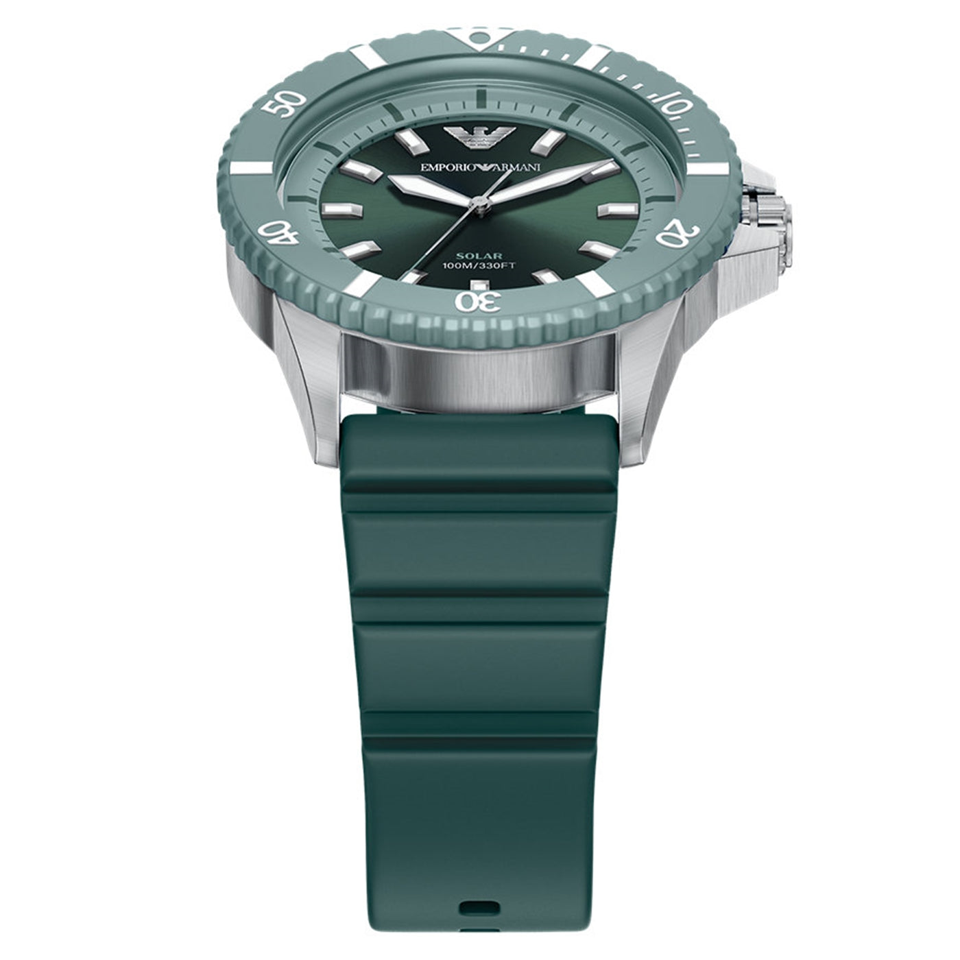 Emporio Armani World Explorer Green Dial Solar Watch AR11786