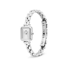 Daniel Wellington Petite & Quadro Mini Arch Silver Women's Watch DW00100844