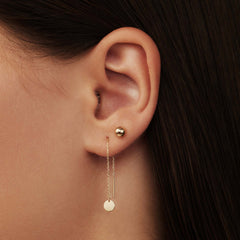 Isabel Bernard 14 Carat Golden Le Marais Jeanne Earrings IB360197