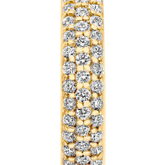 Isabel Bernard De la Paix Laure 14 Karat Gold Earrings With Diamond 0.25 Carat IBD360030