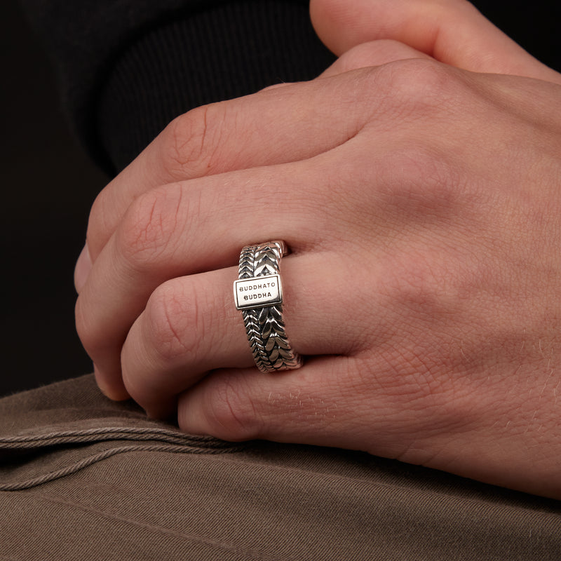Buddha to Buddha Barbara Double Ring 609 (Maat: 16)-zoom-