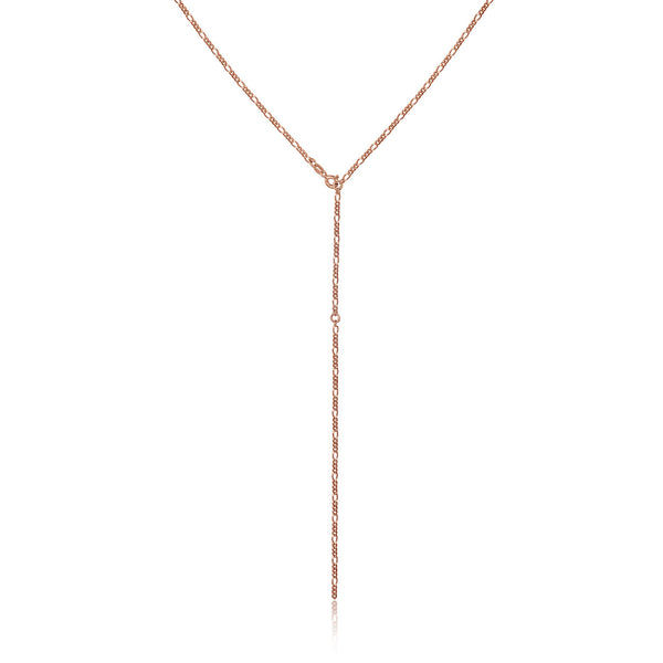 Elli 925 Sterling Silver Y Chain Necklace 2004-BF-0007737-001