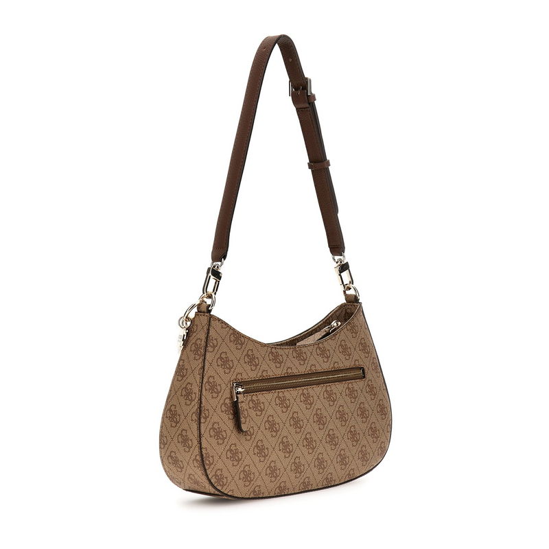 Guess Noelle Brown Top Zip Shoulder Bag HWBG96-72180-LGW-zoom-