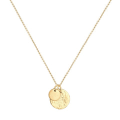 Elli 925 Sterling Silver Coin Necklace 2004-BF-0007736-001