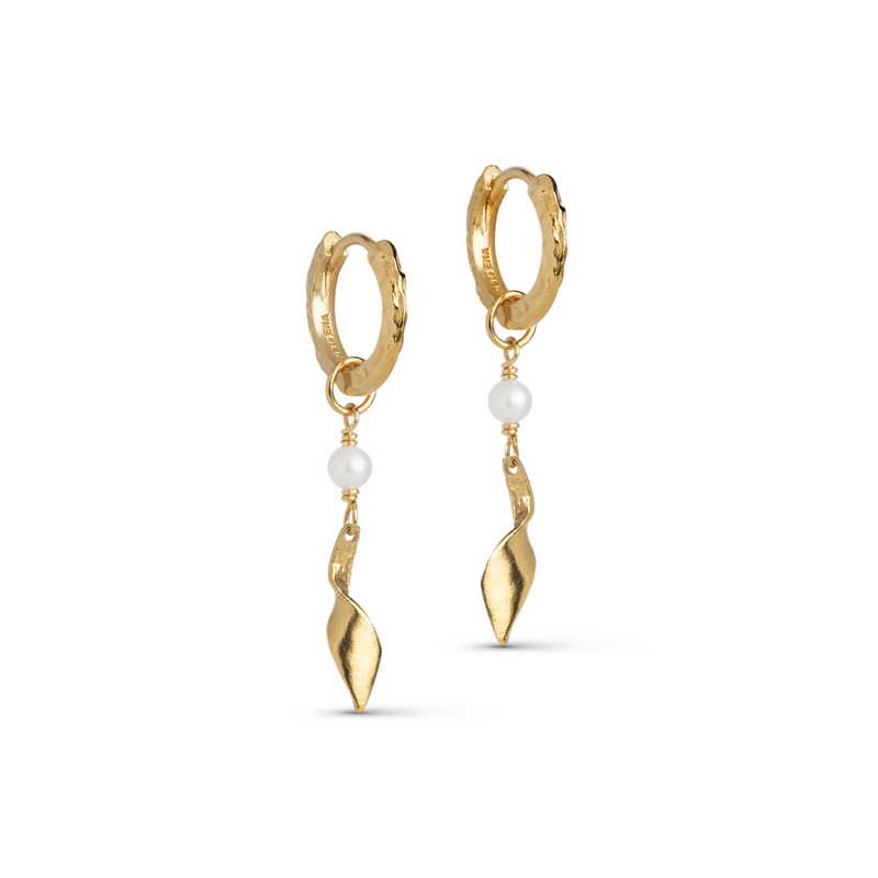 ENAMEL Copenhagen May Gold Plated Recycled 925 Sterling Silver Earrings E366GM-PE-zoom-