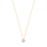 Isabel Bernard De la Paix Viviane 14 karat gold necklace with diamond IBD350031