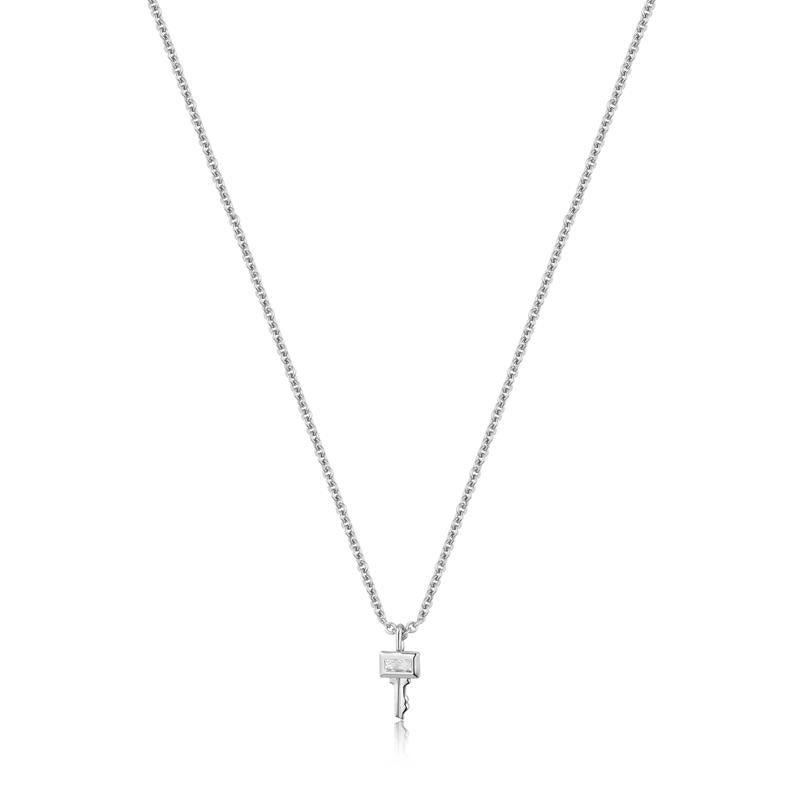 Ania Haie Under Lock and Key 925 Sterling Silver Necklace 2002-AH-N032-03H