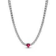 Pandora Moments 925 Sterling Silver Necklace 393549C01-40