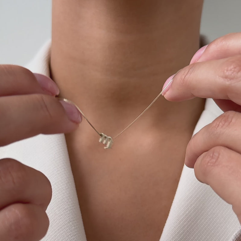 Isabel Bernard Étoiles d’Or Virgo 14 Carat Gold Venetian Necklace With Horoscope IB340183-zoom-